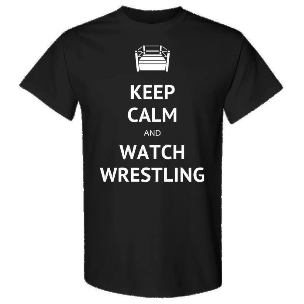 Keep Calm And Watch Wrestling Funny Wrestling Tshirt Shirt
